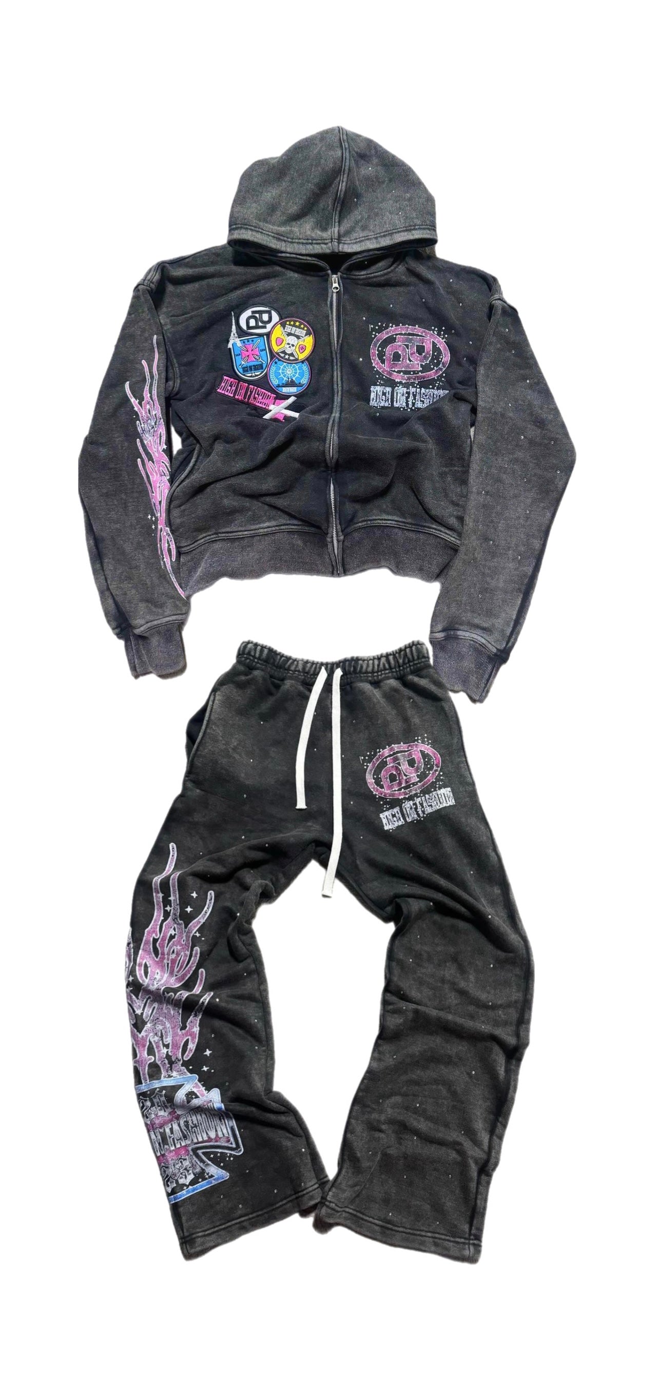 Xcluesive High on Fashion washed Set